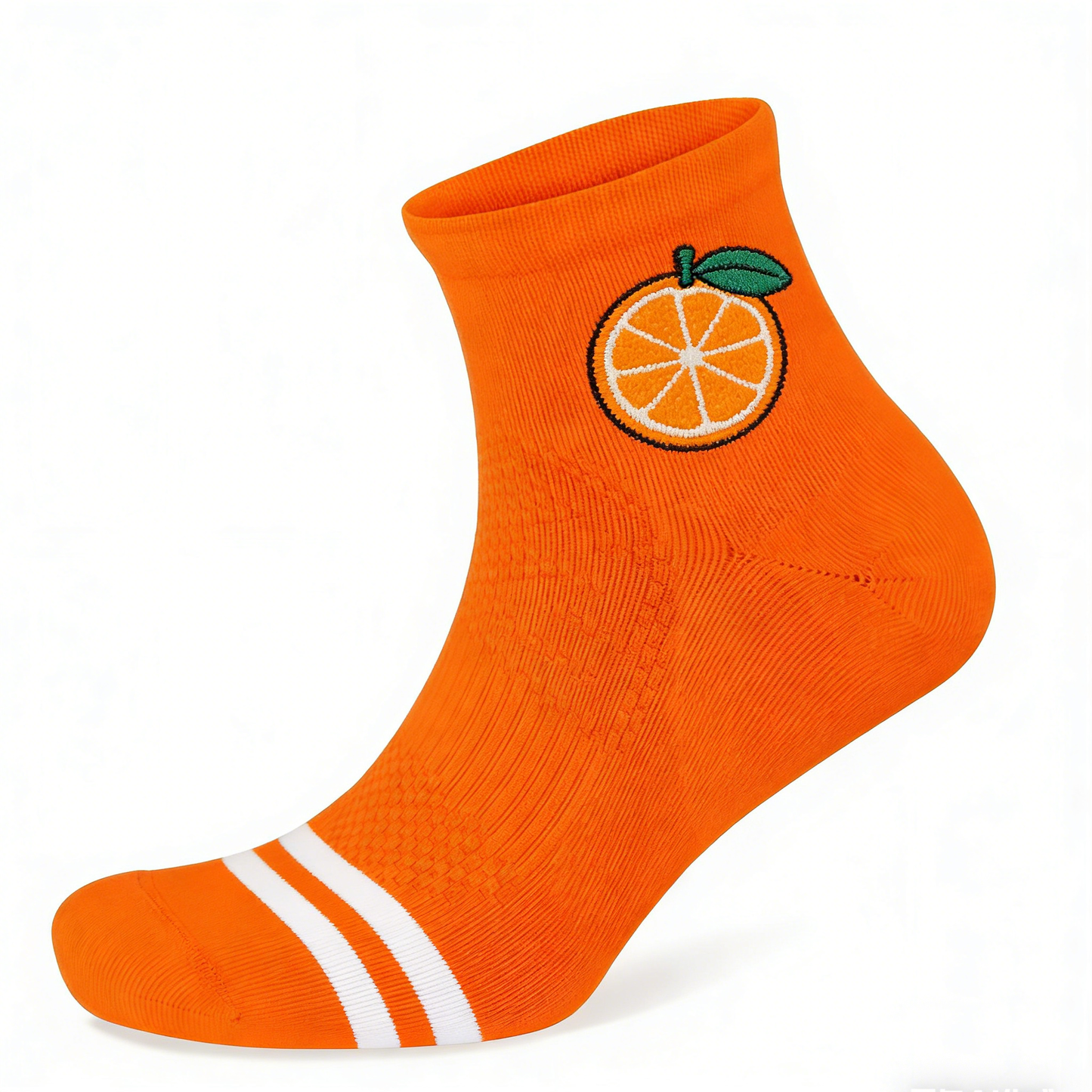 Orange Slice Ankle Socks