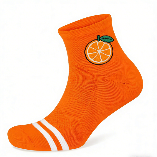 Orange Slice Ankle Socks